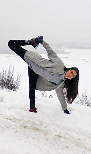 Yoga at Plastiras Lake